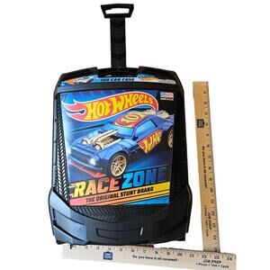 EMPTY Case Hot Wheels Race Zone -Holds 100 Cars Wheeled Plastic Toy Storage 2021